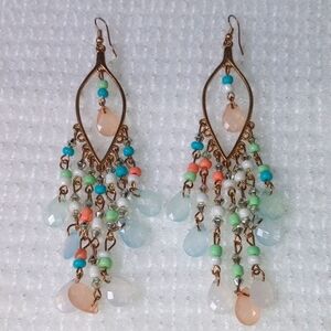 Beautiful Bohemian chandelier earrings.